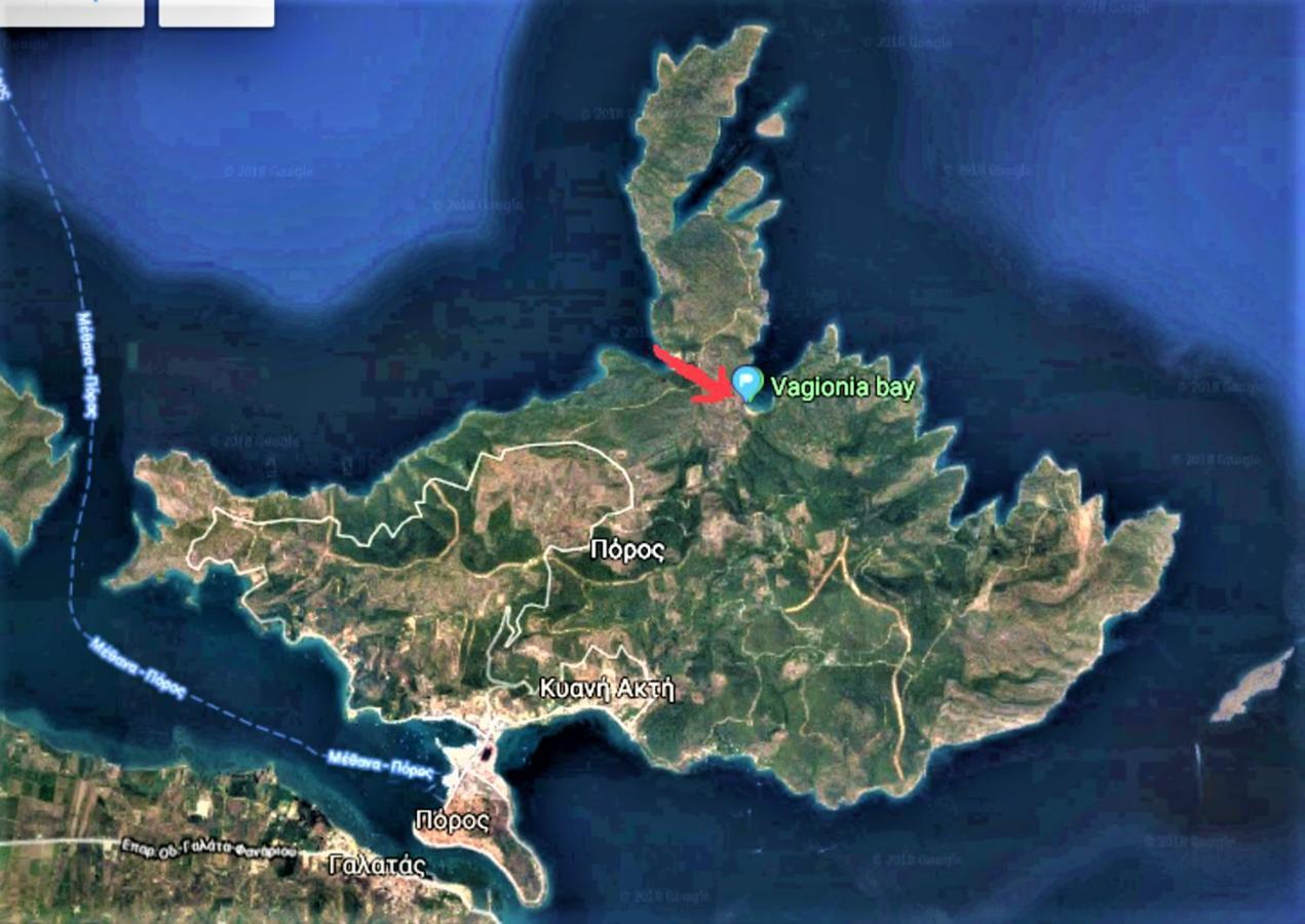 Poros Town Private Beach House Irene Mare מראה חיצוני תמונה